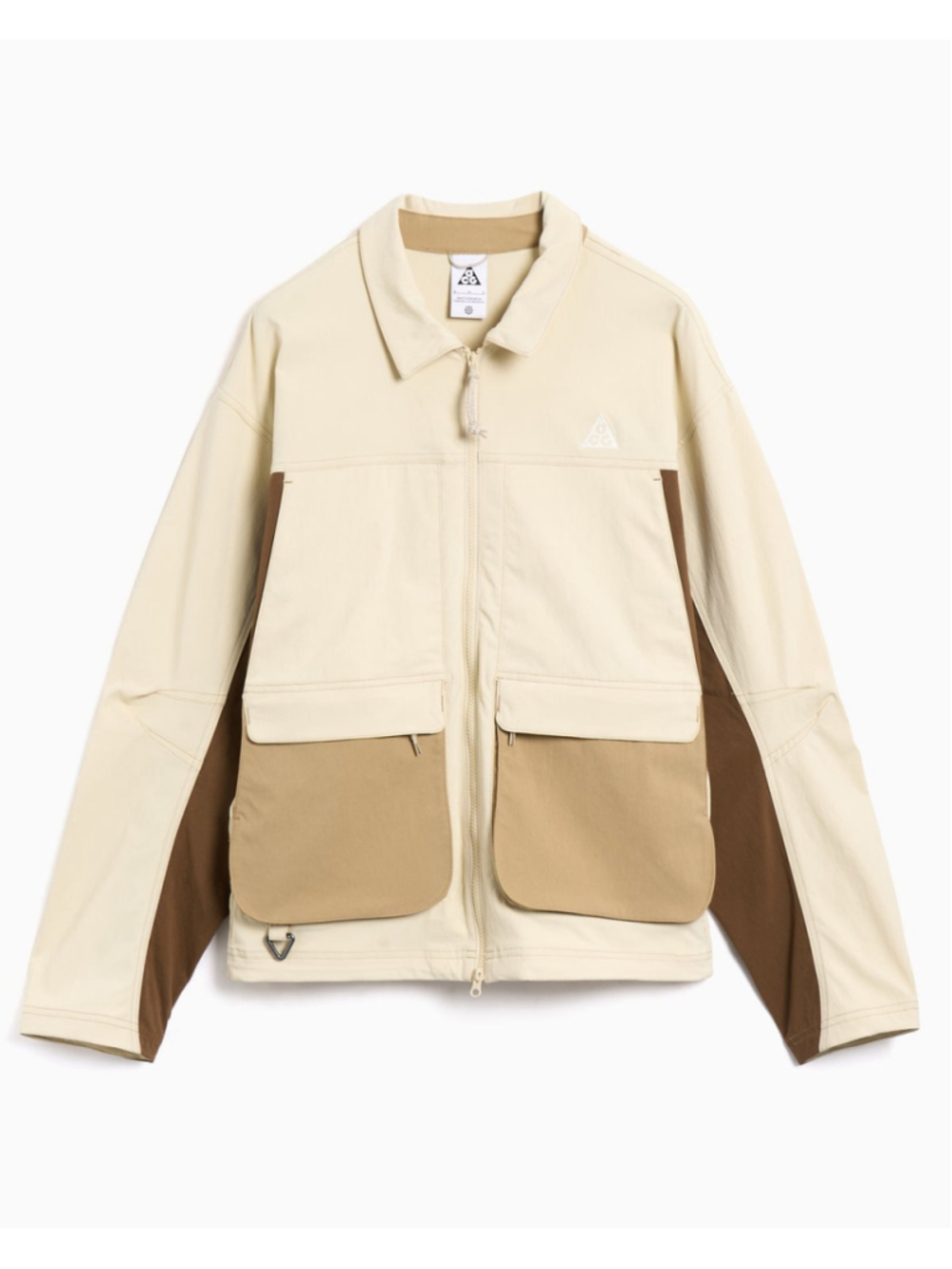 Nike ACG Smith Summit UV Jacket Khaki Beige Summit White Mens Size XL HV0598-229